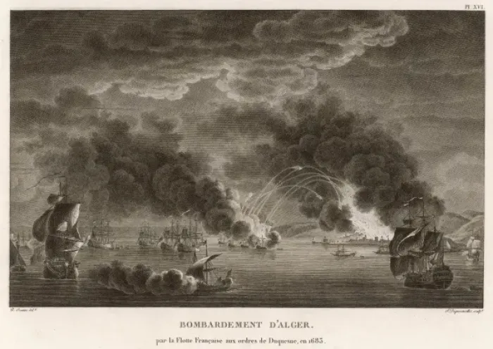 Framed Print : Algiers Bombarded Framed Print : Algiers Bombarded