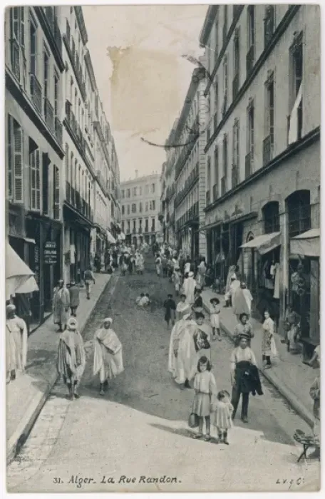 Framed Print : Algiers, Rue Randon Framed Print : Algiers, Rue Randon