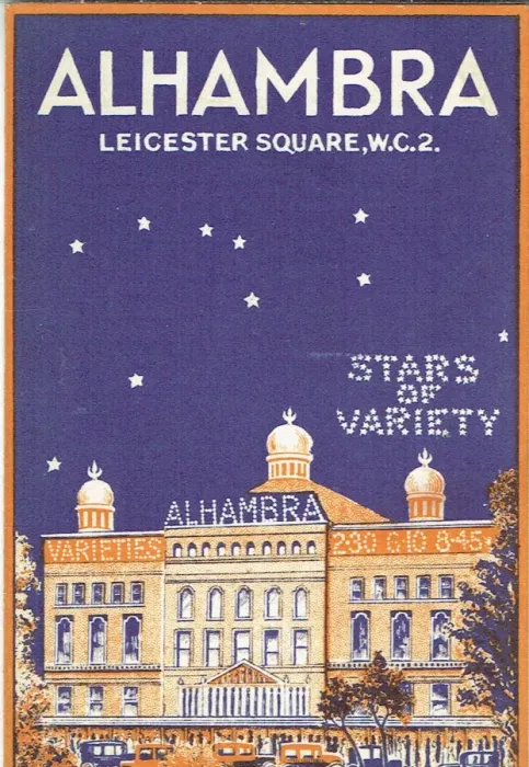 Framed Print : Alhambra Theatre, Leicester Square, WC1 Framed Print : Alhambra Theatre, Leicester Square, WC1