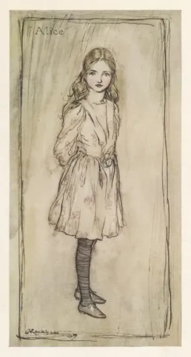 Framed Print : Alice Herself Framed Print : Alice Herself