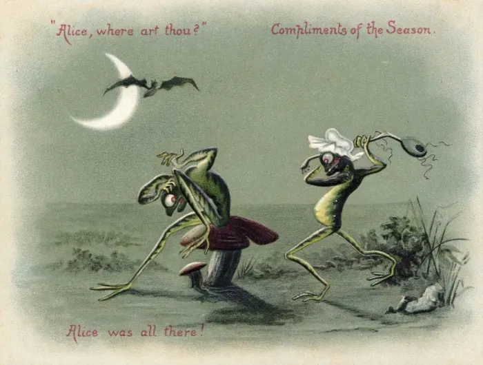 Framed Print : Alice, Where Art Thou, Christmas card Framed Print : Alice, Where Art Thou, Christmas card
