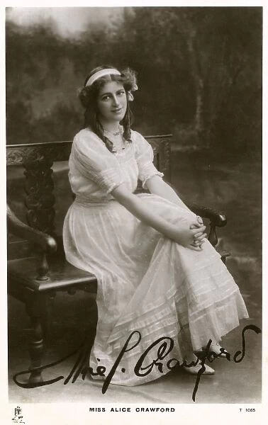 Alice Crawford. ALICE CRAWFORD Actress who played Shakespearean roles such