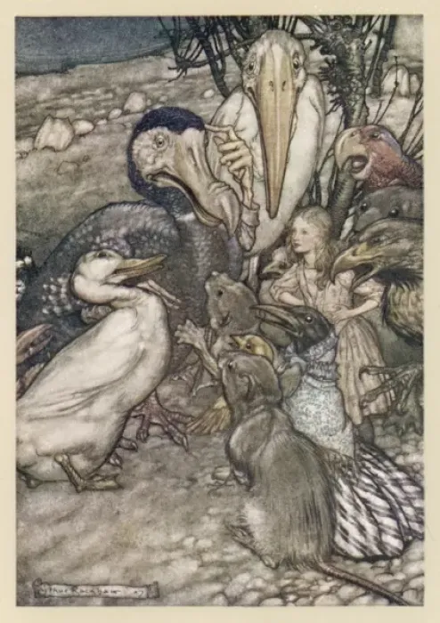 Framed Print : Alice & the Dodo Framed Print : Alice & the Dodo