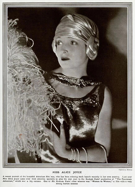 Alice Joyce Actress. Alice Joyce (1890 - 1955) American actress