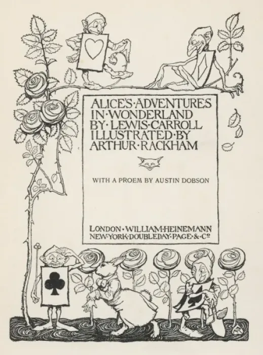 Framed Print : Alice - Title Page Framed Print : Alice - Title Page