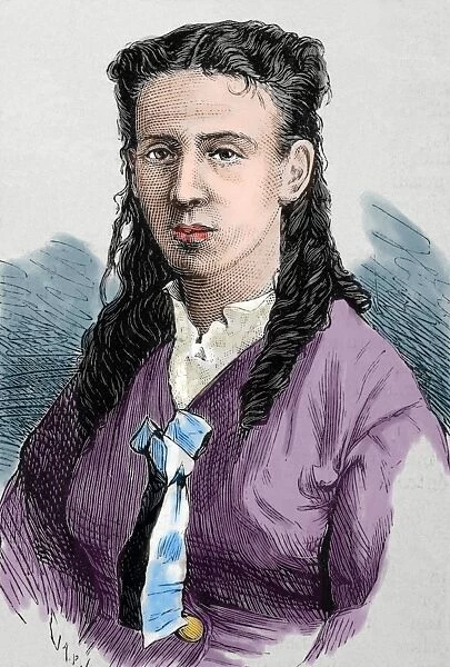 Alicia Le Plongeon. Wife of amateur archaeologist Augustus L