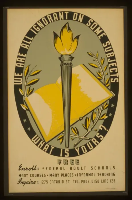 Framed Print : We are all ignorant on some subjects - what is yours? Free Framed Print : We are all ignorant on some subjects - what is yours? Free