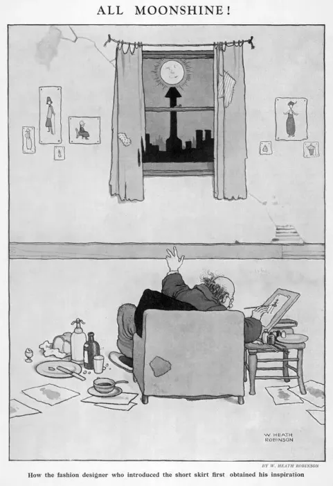 Framed Print : All Moonshine! by W. Heath Robinson Framed Print : All Moonshine! by W. Heath Robinson