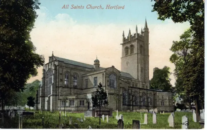 Framed Print : All Saints Church, Hertford, Hertfordshire Framed Print : All Saints Church, Hertford, Hertfordshire