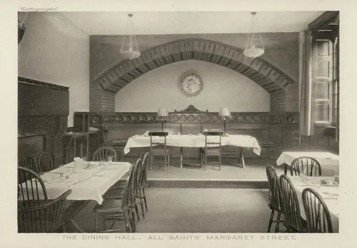 Framed Print : All Saints, Margaret Street, London - The Dining Hall Framed Print : All Saints, Margaret Street, London - The Dining Hall