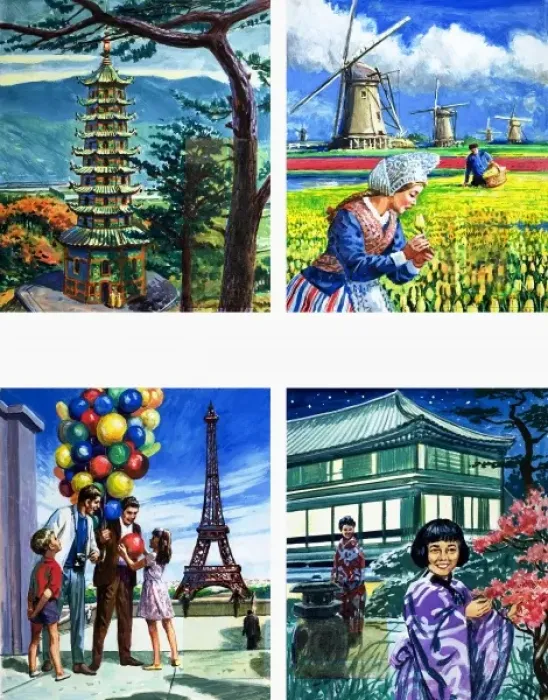Framed Print : All Sorts of Buildings Framed Print : All Sorts of Buildings