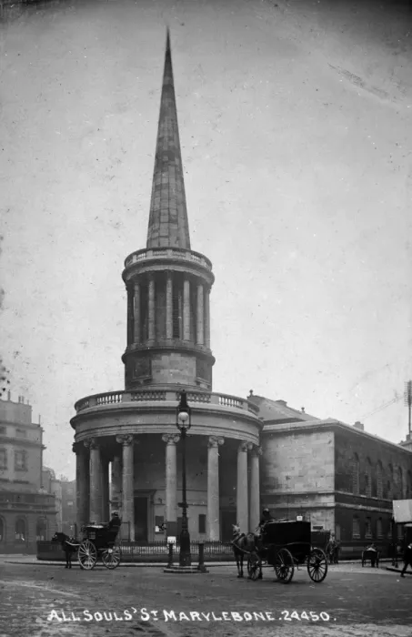 Framed Print : All Souls Church, Langham Place, London W1 Framed Print : All Souls Church, Langham Place, London W1