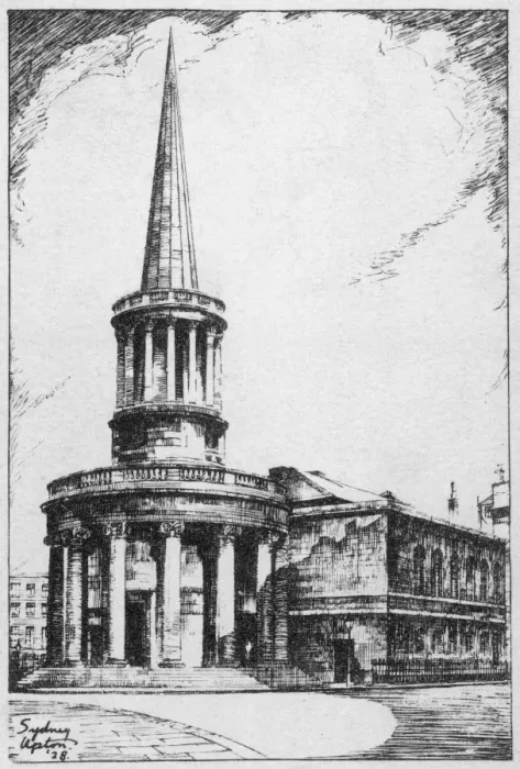 Framed Print : All Souls Church / Nash Framed Print : All Souls Church / Nash