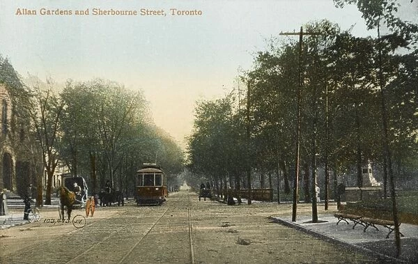 Allan Gardens and Sherbourne Street, Toronto, Canada
