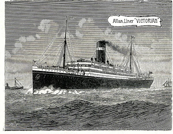 Allan Liner steamship, Victorian