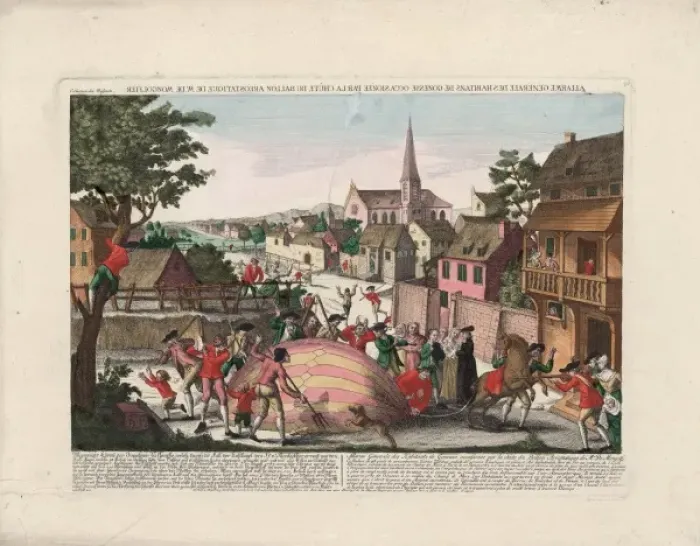 Framed Print : Allarme generale des habitants de Gonesse occasionee par la Framed Print : Allarme generale des habitants de Gonesse occasionee par la