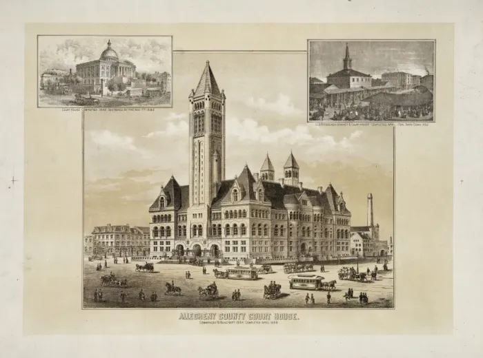 Framed Print : Allegheny County court house Framed Print : Allegheny County court house