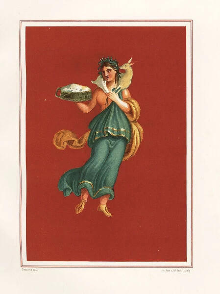 Allegorical figure of Spring from the west