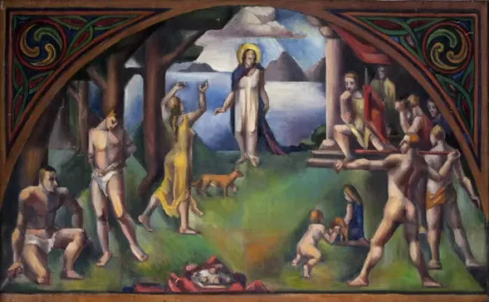 Framed Print : Allegorical Scene Framed Print : Allegorical Scene