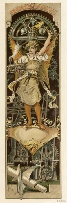 Framed Print : ALLEGORY OF MECHANICS Framed Print : ALLEGORY OF MECHANICS