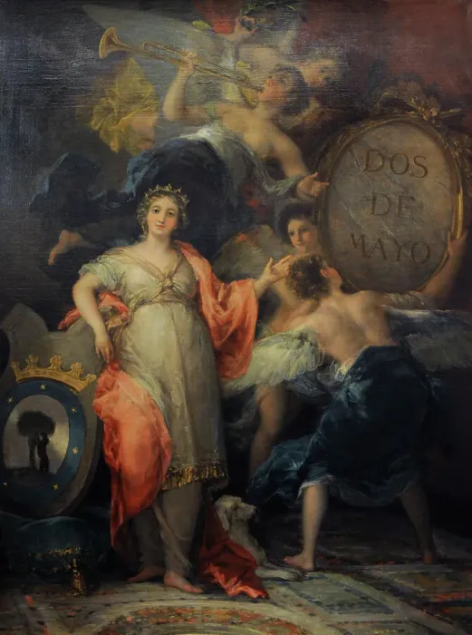 Framed Print : Allegory of the Villa of Madrid, 1810, by Francisco de Goya Framed Print : Allegory of the Villa of Madrid, 1810, by Francisco de Goya