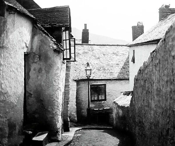 An alley in Ilfracome, Devon, early 1900s