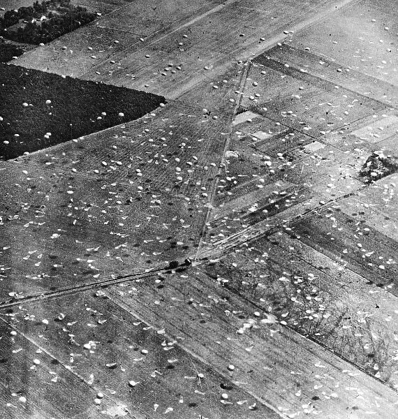 Allied Airborne Army Parachutes in Holland; Second World War