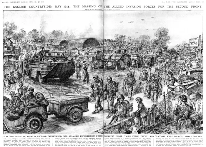 Framed Print : Allied Invasion forces gather Framed Print : Allied Invasion forces gather