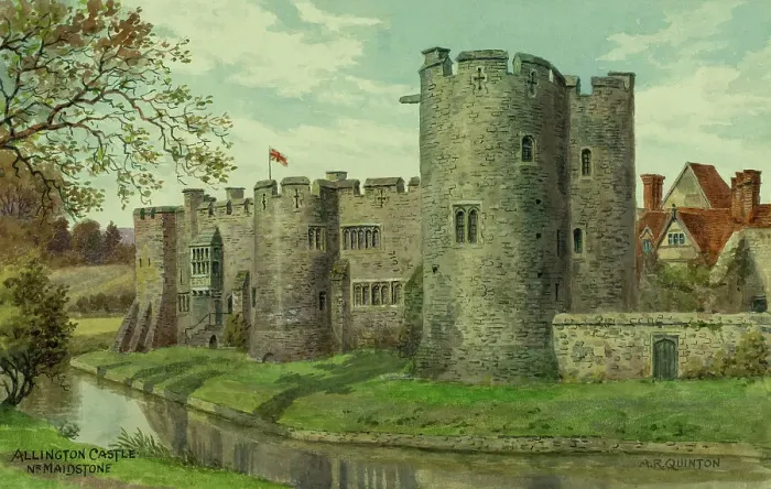 Framed Print : Allington Castle, near Maidstone, Kent Framed Print : Allington Castle, near Maidstone, Kent