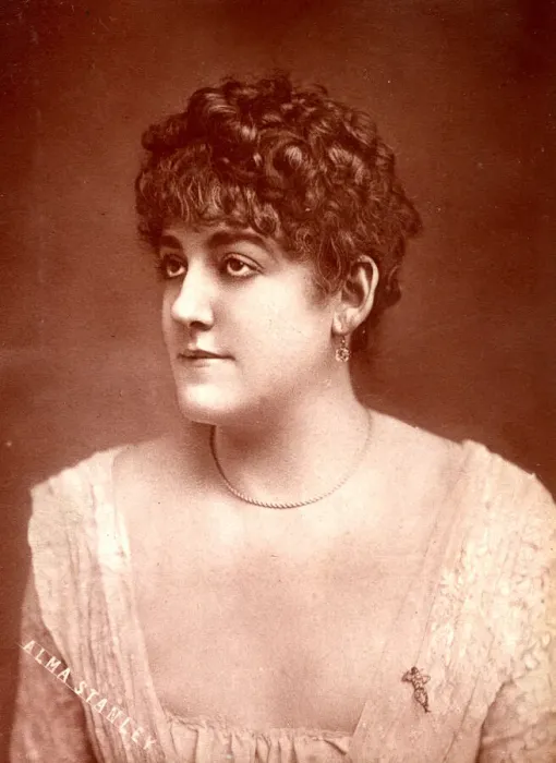 Framed Print : Alma Stanley, Victorian actress Framed Print : Alma Stanley, Victorian actress