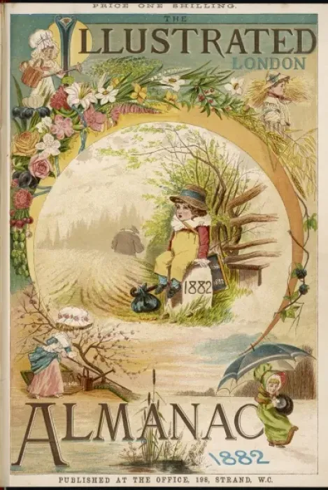 Framed Print : Almanack 1882 Framed Print : Almanack 1882