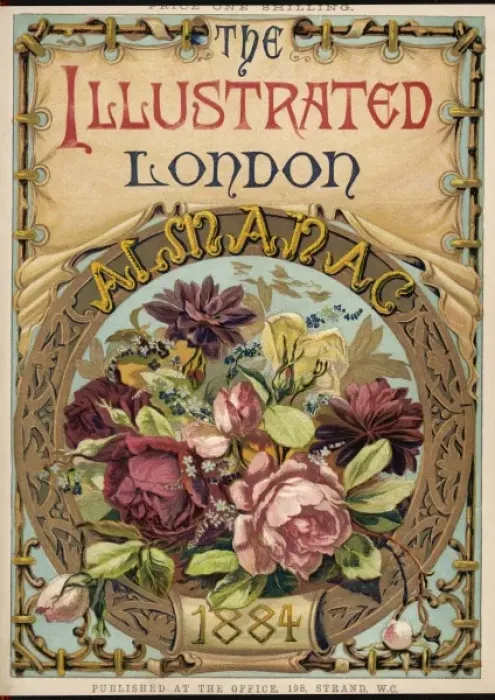 Framed Print : Almanack 1884 Framed Print : Almanack 1884