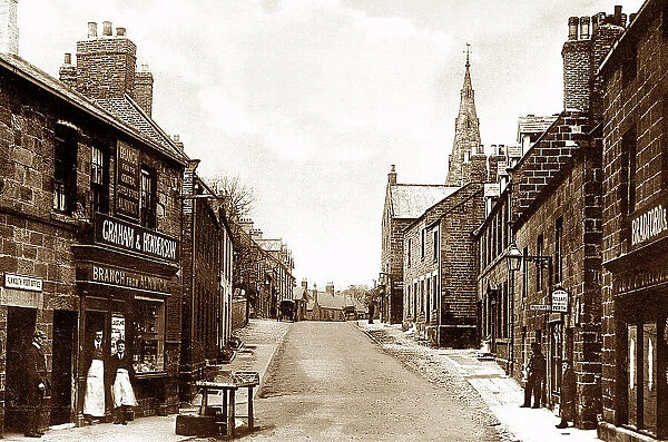 Alnmouth Main Street early 1900s