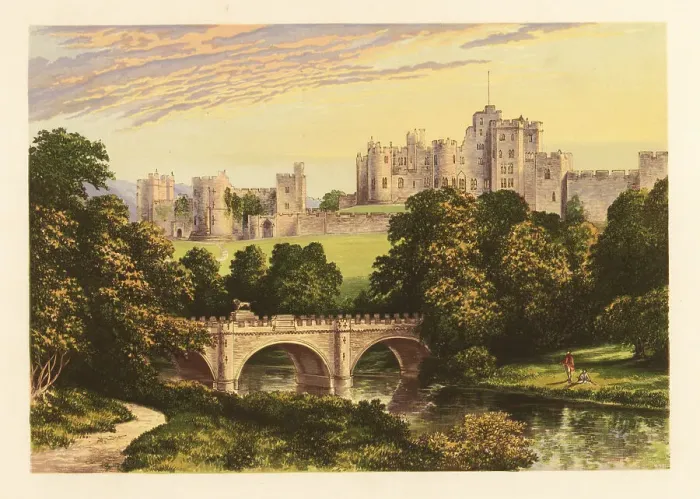 Framed Print : Alnwick Castle, Northumberland, England