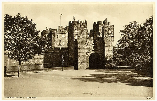 Alnwick, Northumberland - The Castle - The Barbican