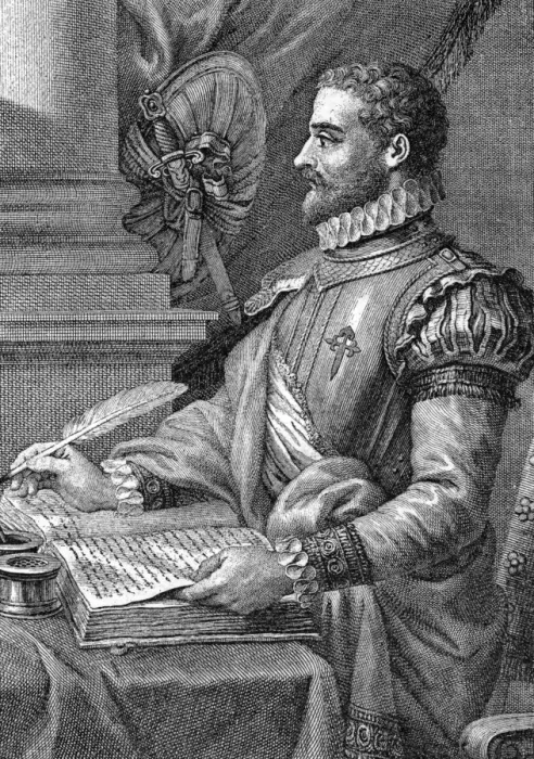 Framed Print : Alonso De Ercilla Y Zun