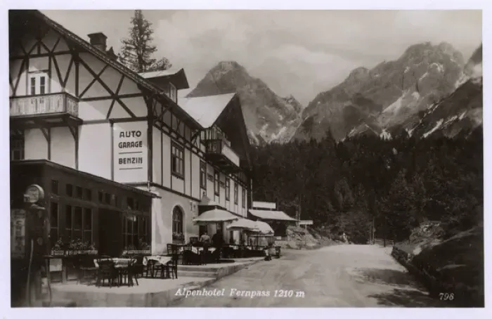 Framed Print : Alpenhotel, Fern Pass, Tyrol, Austria Framed Print : Alpenhotel, Fern Pass, Tyrol, Austria