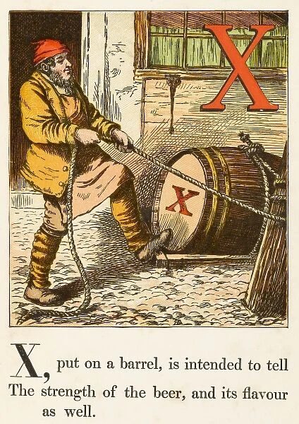 Alphabet  /  X on a Barrel