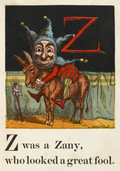 Framed Print : Alphabet / Z for Zany Framed Print : Alphabet / Z for Zany