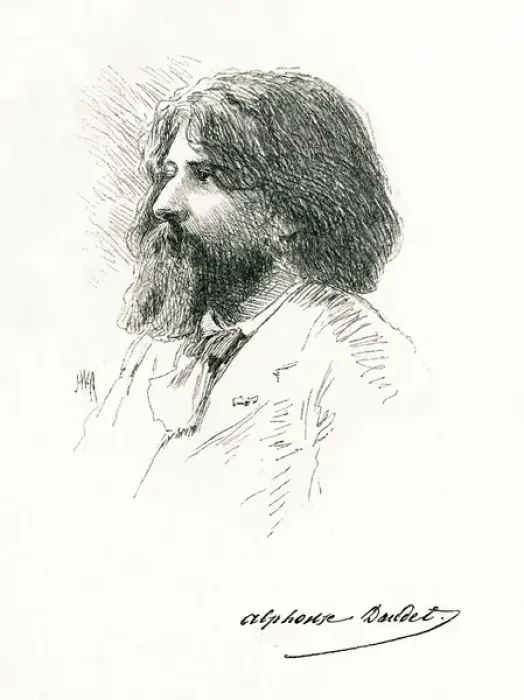 Framed Print : Alphonse Daudet / Jwa Framed Print : Alphonse Daudet / Jwa