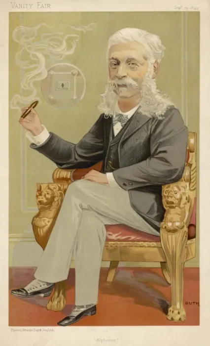 Framed Print : Alphonse De Rothschild Framed Print : Alphonse De Rothschild