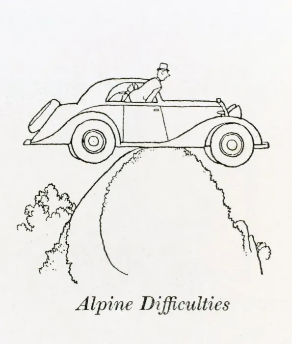 Framed Print : Alpine Difficulties / W Heath Robinson Framed Print : Alpine Difficulties / W Heath Robinson