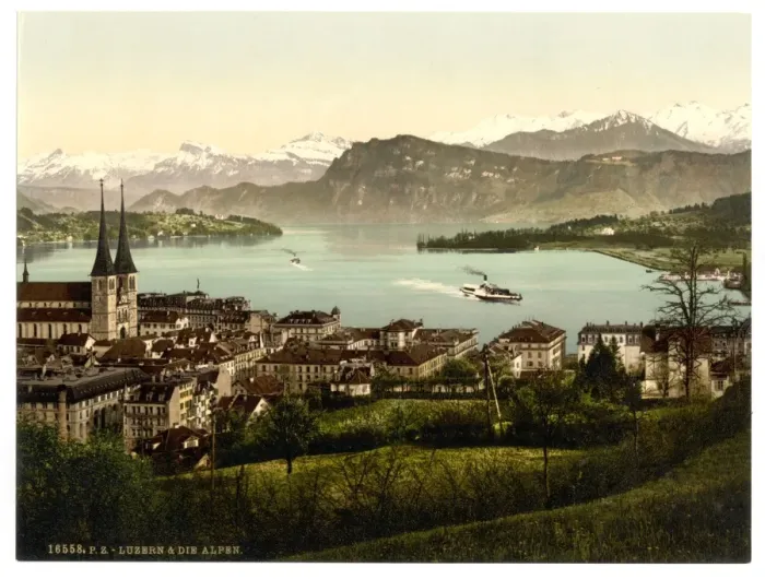 Framed Print : The Alps, Lucerne, Switzerland Framed Print : The Alps, Lucerne, Switzerland