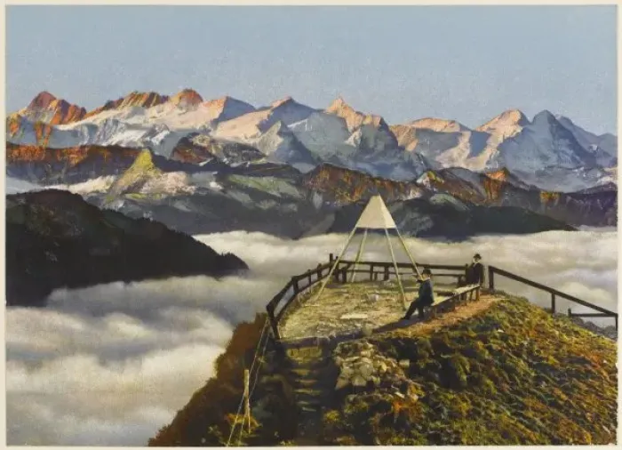 Framed Print : Alps / Stanserhorn C20 Framed Print : Alps / Stanserhorn C20