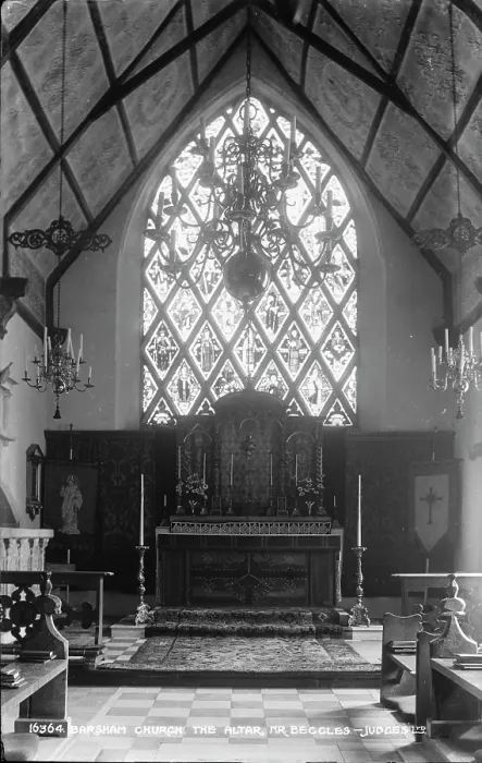 Framed Print : The Altar of Barsham Church Framed Print : The Altar of Barsham Church