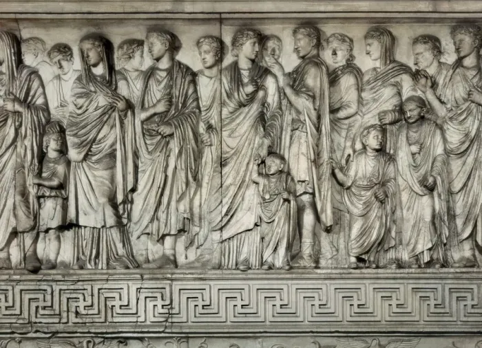 Framed Print : Altar of Peace of Augustus. 13 BC. ITALY. Rome Framed Print : Altar of Peace of Augustus. 13 BC. ITALY. Rome