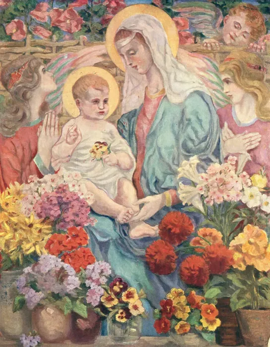 Framed Print : Part Of Altar Piece For Girls Orphanage Framed Print : Part Of Altar Piece For Girls Orphanage