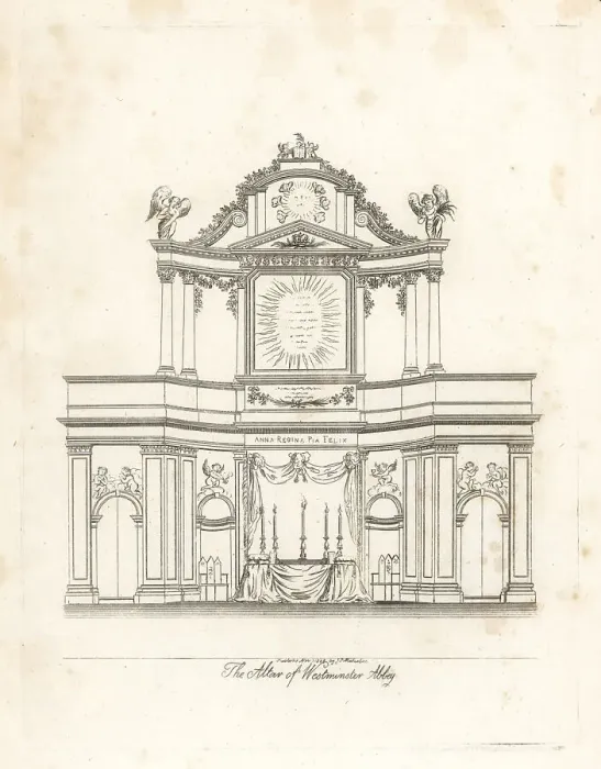 Framed Print : The Altar of Westminster Abbey, London, 1807 Framed Print : The Altar of Westminster Abbey, London, 1807