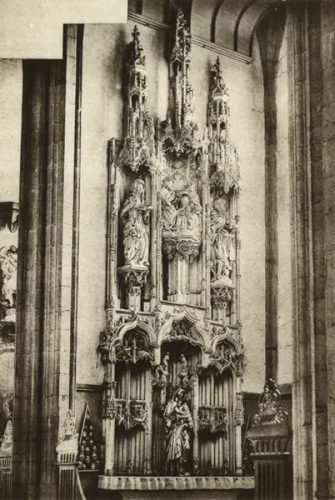 Framed Print : Altarpiece in Church of St Waudru, Mons, Belgium Framed Print : Altarpiece in Church of St Waudru, Mons, Belgium
