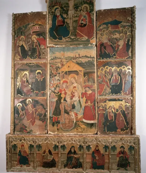 Framed Print : Altarpiece of the Epiphany. Calatayud. Spain Framed Print : Altarpiece of the Epiphany. Calatayud. Spain